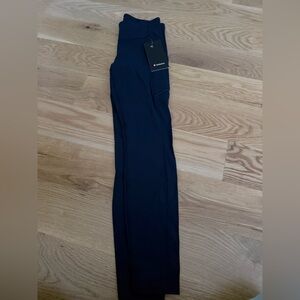 Navy blue speed up high rise tight